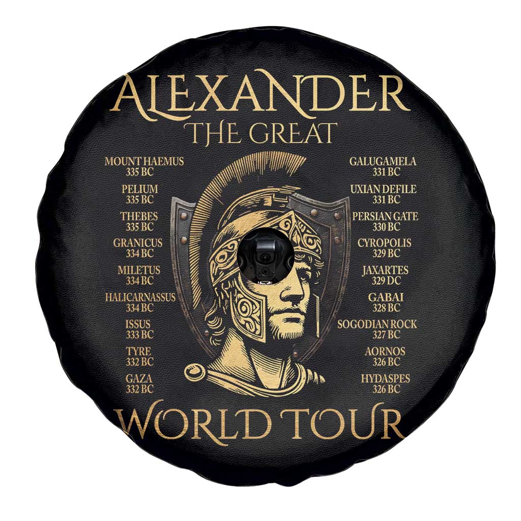 Funny Alexander The Great World Tour Spare Tire Cover Ancient Greek History TS09 Print Your Wear