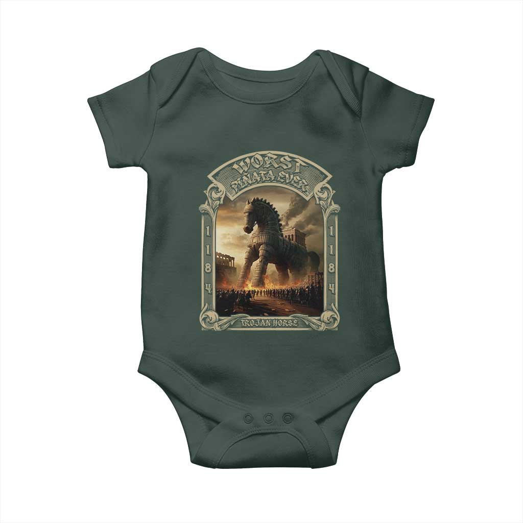 Trojan Horse Baby Onesie Ancient Greek Epic Mythlogy History Lover TS09 Print Your Wear