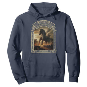Trojan Horse Hoodie Ancient Greek Epic Mythlogy History Lover TS09 Navy Print Your Wear
