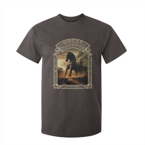 Trojan Horse T Shirt For Kid Ancient Greek Epic Mythlogy History Lover TS09 Dark Chocolate Print Your Wear