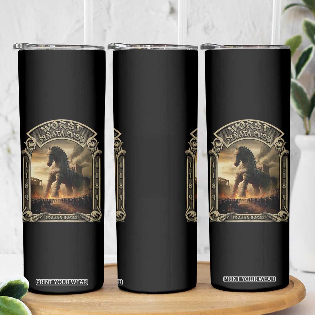 Trojan Horse Skinny Tumbler Ancient Greek Epic Mythlogy History Lover TS09 Print Your Wear
