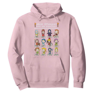 Greek Mythology Hoodie Gods And Goddesses TS09 Light Pink Print Your Wear