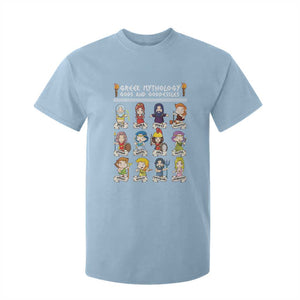 Greek Mythology T Shirt For Kid Gods And Goddesses TS09 Light Blue Print Your Wear