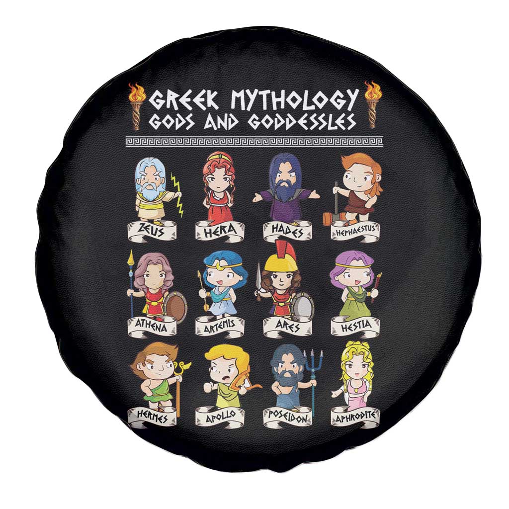 Greek Mythology Spare Tire Cover Gods And Goddesses TS09 Print Your Wear