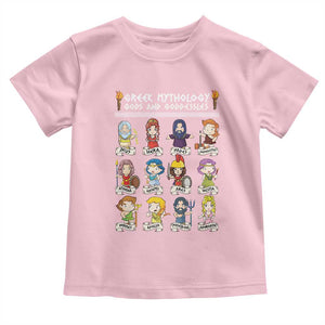 Greek Mythology Toddler T Shirt Gods And Goddesses TS09 Light Pink Print Your Wear