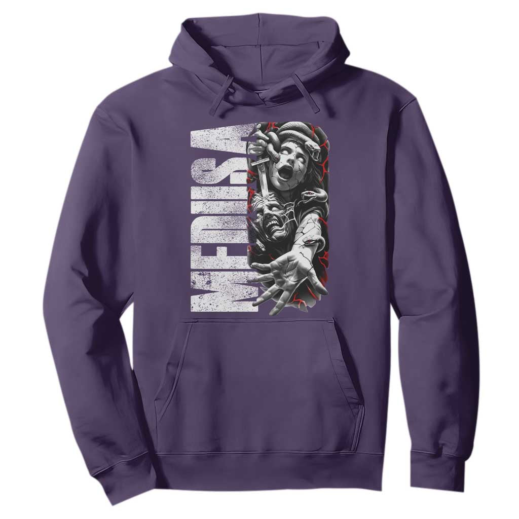 Greek Mythology Medusa Hoodie TS09 Purple Print Your Wear