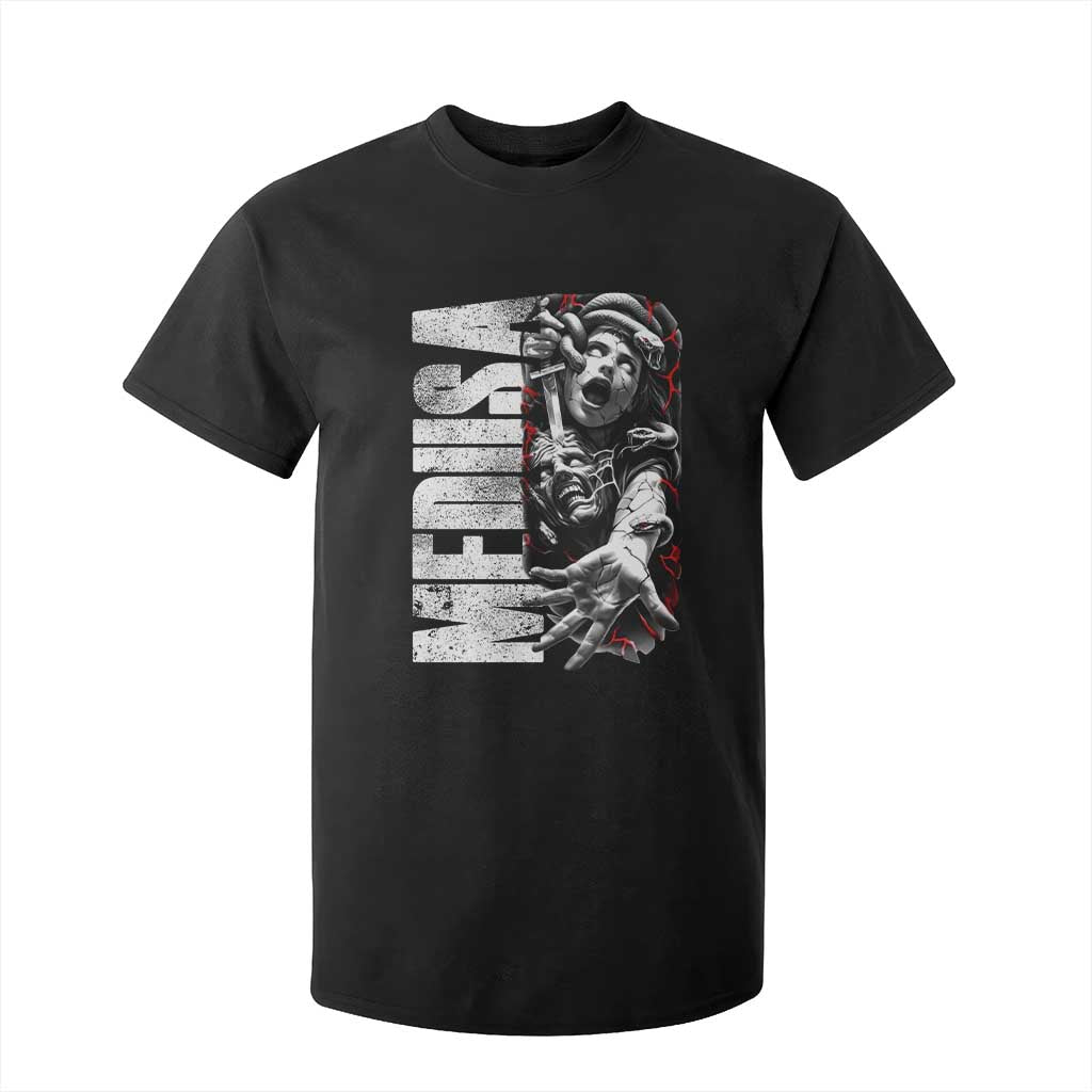 Greek Mythology Medusa T Shirt For Kid TS09 Black Print Your Wear