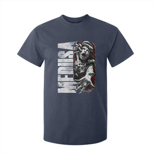 Greek Mythology Medusa T Shirt For Kid TS09 Navy Print Your Wear
