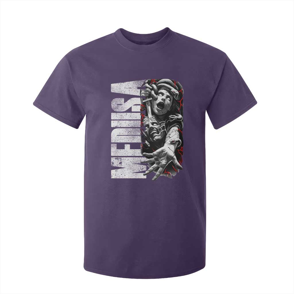 Greek Mythology Medusa T Shirt For Kid TS09 Purple Print Your Wear