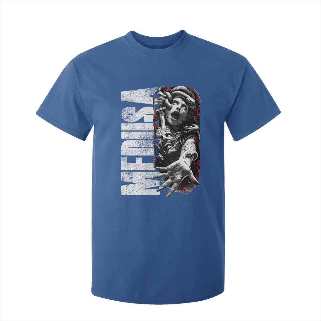 Greek Mythology Medusa T Shirt For Kid TS09 Royal Blue Print Your Wear
