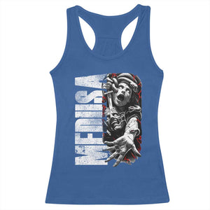 Greek Mythology Medusa Racerback Tank Top TS09 Royal Blue Print Your Wear