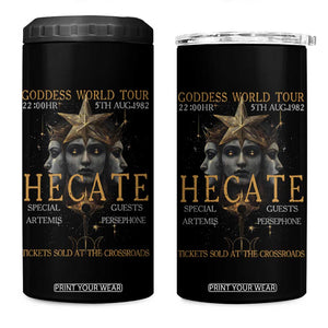 Greek Mythology Hecate Triple Goddess 4 in 1 Can Cooler Tumbler Goddess World Tour Persephone Artemis TS09 One Size: 16 oz Black Print Your Wear