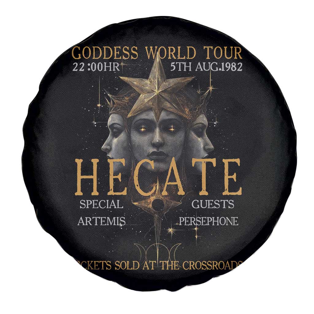 Greek Mythology Hecate Triple Goddess Spare Tire Cover Goddess World Tour Persephone Artemis TS09 Print Your Wear