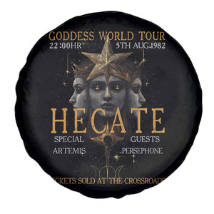 Greek Mythology Hecate Triple Goddess Spare Tire Cover Goddess World Tour Persephone Artemis TS09 Print Your Wear