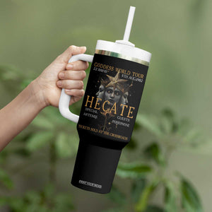Greek Mythology Hecate Triple Goddess Tumbler With Handle Goddess World Tour Persephone Artemis TS09 Print Your Wear
