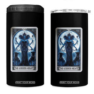 Greek Mythology Hecate Triple Goddess 4 in 1 Can Cooler Tumbler Moon Pagan Gothic Witch TS09 One Size: 16 oz Black Print Your Wear