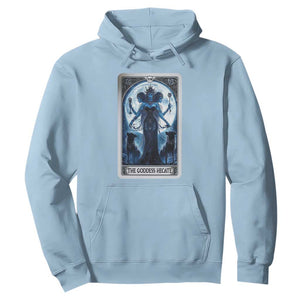 Greek Mythology Hecate Triple Goddess Hoodie Moon Pagan Gothic Witch TS09 Light Blue Print Your Wear