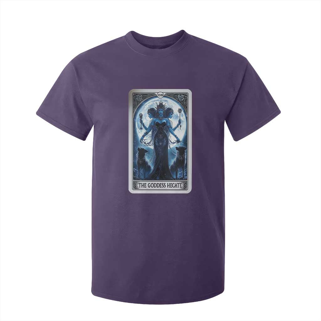 Greek Mythology Hecate Triple Goddess T Shirt For Kid Moon Pagan Gothic Witch TS09 Purple Print Your Wear
