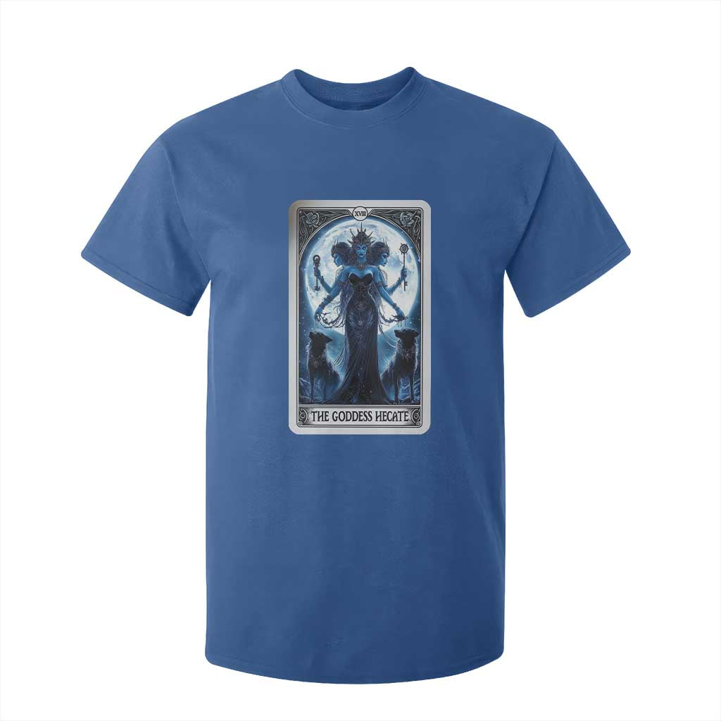 Greek Mythology Hecate Triple Goddess T Shirt For Kid Moon Pagan Gothic Witch TS09 Royal Blue Print Your Wear