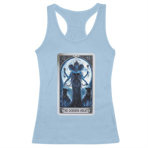 Greek Mythology Hecate Triple Goddess Racerback Tank Top Moon Pagan Gothic Witch TS09 Light Blue Print Your Wear