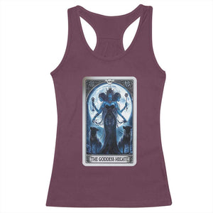 Greek Mythology Hecate Triple Goddess Racerback Tank Top Moon Pagan Gothic Witch TS09 Maroon Print Your Wear