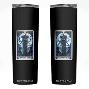 Greek Mythology Hecate Triple Goddess Skinny Tumbler Moon Pagan Gothic Witch TS09 Black Print Your Wear