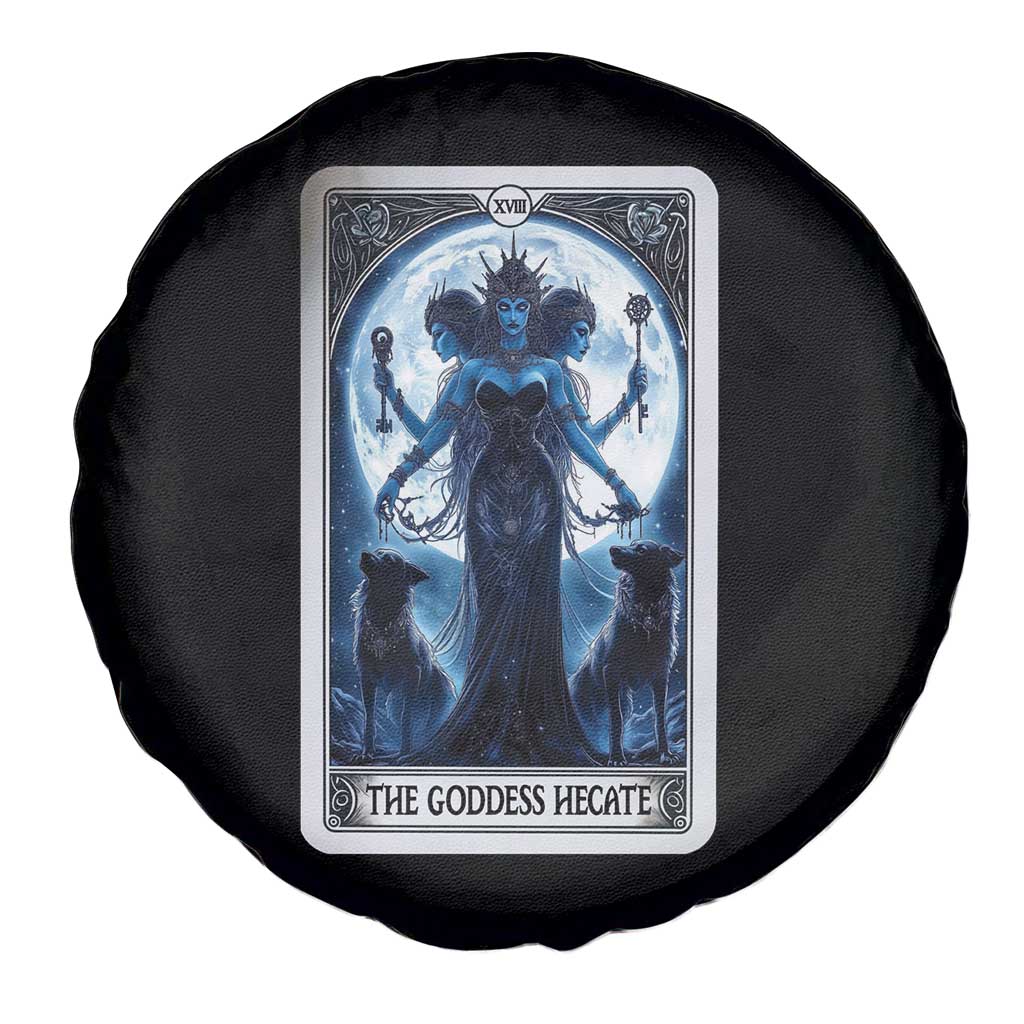 Greek Mythology Hecate Triple Goddess Spare Tire Cover Moon Pagan Gothic Witch TS09 Print Your Wear