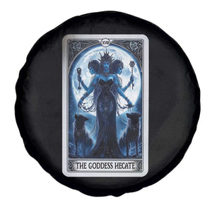 Greek Mythology Hecate Triple Goddess Spare Tire Cover Moon Pagan Gothic Witch TS09 Print Your Wear