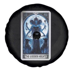 Greek Mythology Hecate Triple Goddess Spare Tire Cover Moon Pagan Gothic Witch TS09 Print Your Wear