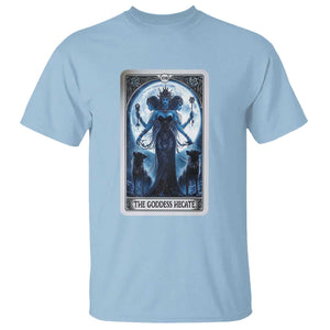 Greek Mythology Hecate Triple Goddess T Shirt Moon Pagan Gothic Witch TS09 Light Blue Print Your Wear