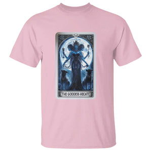 Greek Mythology Hecate Triple Goddess T Shirt Moon Pagan Gothic Witch TS09 Light Pink Print Your Wear