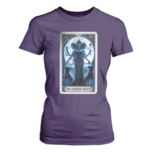 Greek Mythology Hecate Triple Goddess T Shirt For Women Moon Pagan Gothic Witch TS09 Purple Print Your Wear