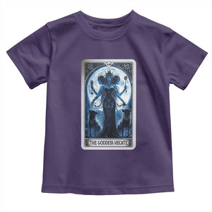 Greek Mythology Hecate Triple Goddess Toddler T Shirt Moon Pagan Gothic Witch TS09 Purple Print Your Wear