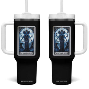 Greek Mythology Hecate Triple Goddess Tumbler With Handle Moon Pagan Gothic Witch TS09 One Size: 40 oz Black Print Your Wear
