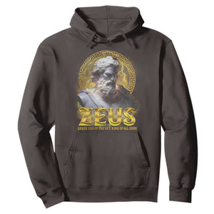 Greek Mythology Zeus Hoodie God Of The Sky King Of All Gods TS09 Dark Chocolate Print Your Wear
