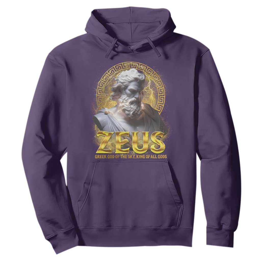 Greek Mythology Zeus Hoodie God Of The Sky King Of All Gods TS09 Purple Print Your Wear