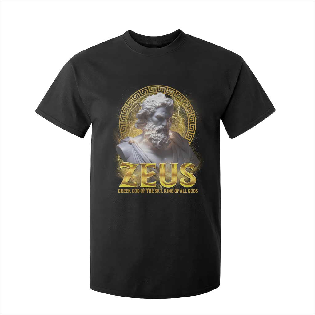 Greek Mythology Zeus T Shirt For Kid God Of The Sky King Of All Gods TS09 Black Print Your Wear
