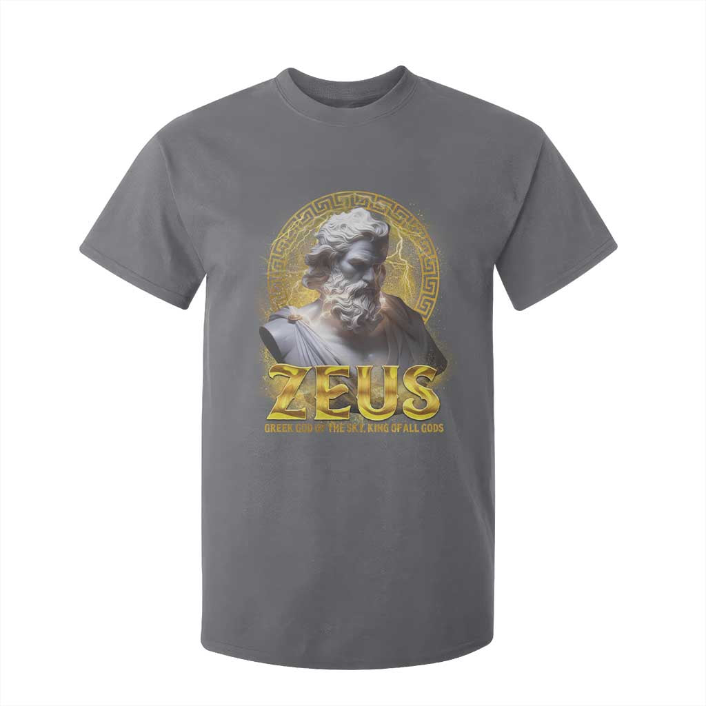 Greek Mythology Zeus T Shirt For Kid God Of The Sky King Of All Gods TS09 Charcoal Print Your Wear