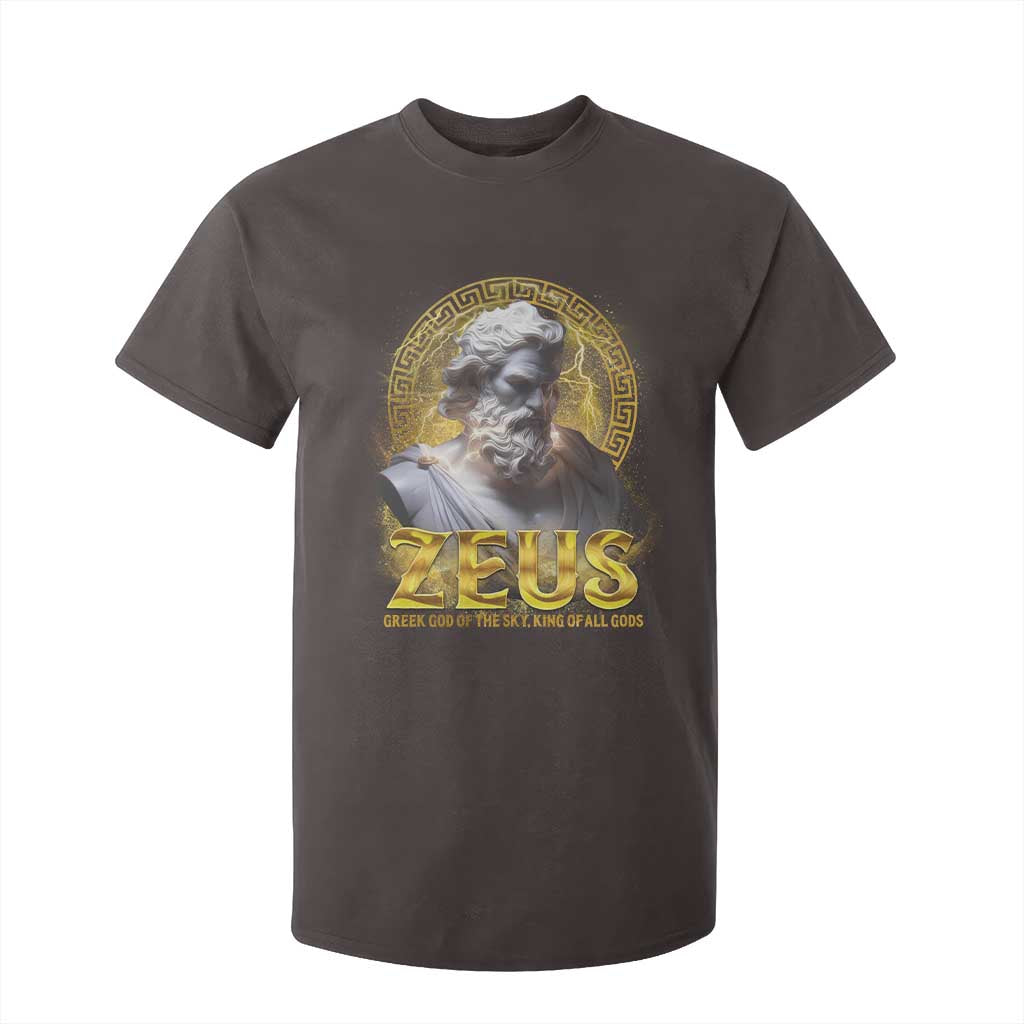 Greek Mythology Zeus T Shirt For Kid God Of The Sky King Of All Gods TS09 Dark Chocolate Print Your Wear