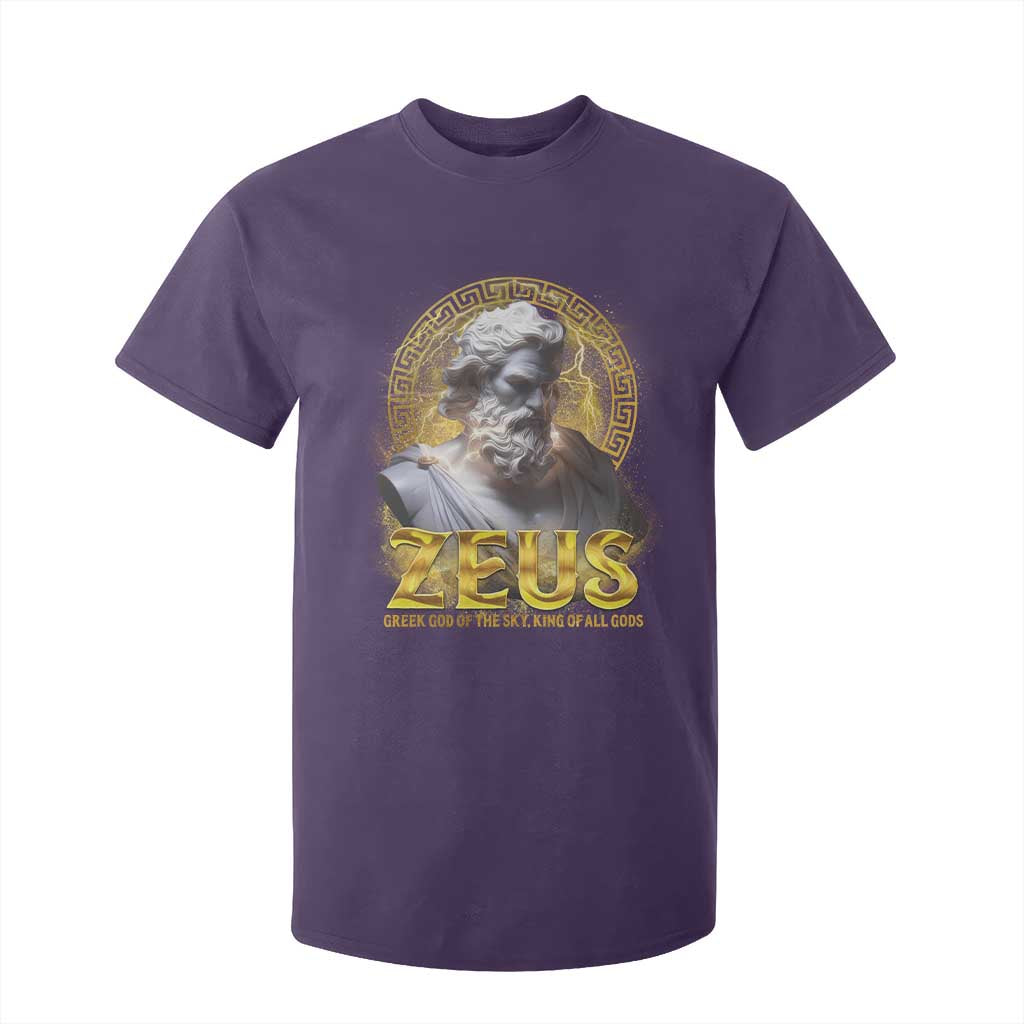 Greek Mythology Zeus T Shirt For Kid God Of The Sky King Of All Gods TS09 Purple Print Your Wear