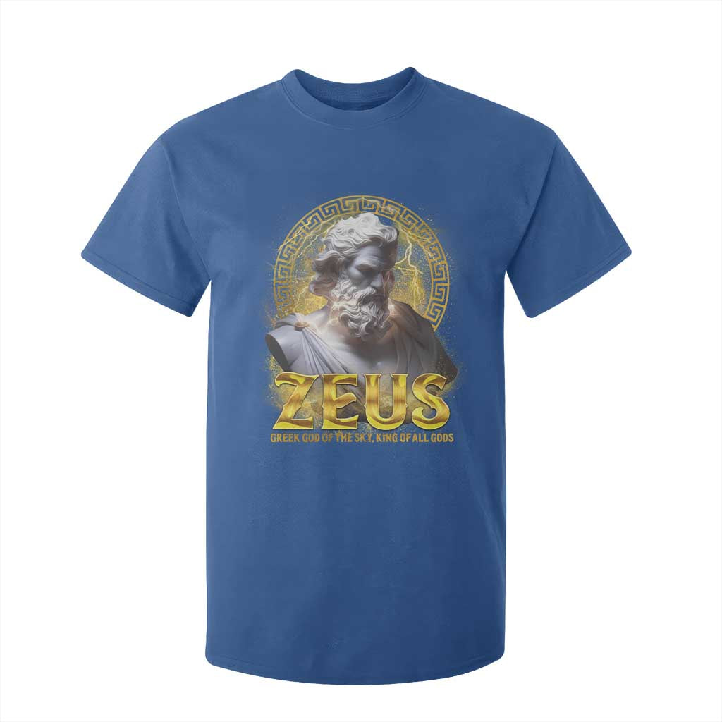 Greek Mythology Zeus T Shirt For Kid God Of The Sky King Of All Gods TS09 Royal Blue Print Your Wear