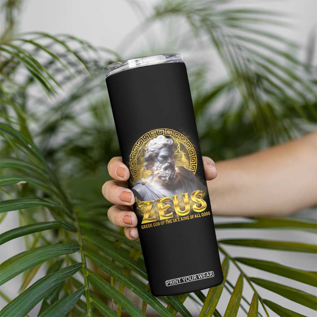 Greek Mythology Zeus Skinny Tumbler God Of The Sky King Of All Gods TS09 Print Your Wear