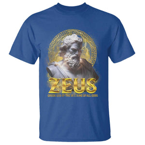 Greek Mythology Zeus T Shirt God Of The Sky King Of All Gods TS09 Royal Blue Print Your Wear