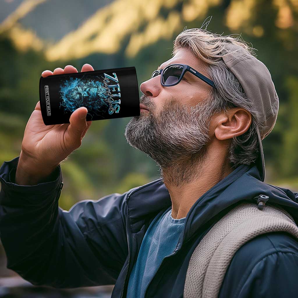 Greek Mythology Zeus 4 in 1 Can Cooler Tumbler King Of Gods TS09 Print Your Wear