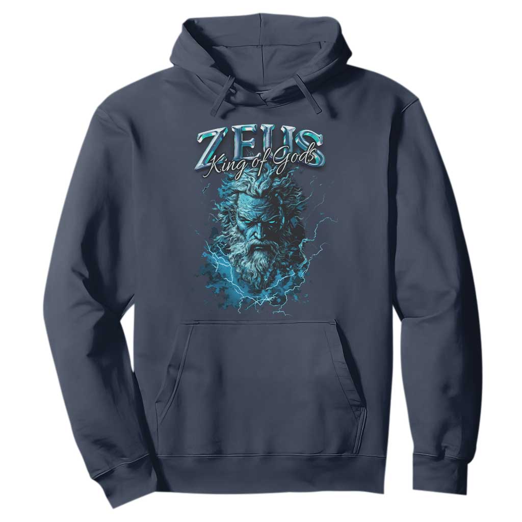 Greek Mythology Zeus Hoodie King Of Gods TS09 Navy Print Your Wear