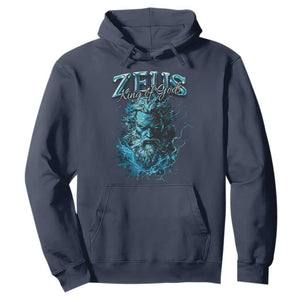 Greek Mythology Zeus Hoodie King Of Gods TS09 Navy Print Your Wear