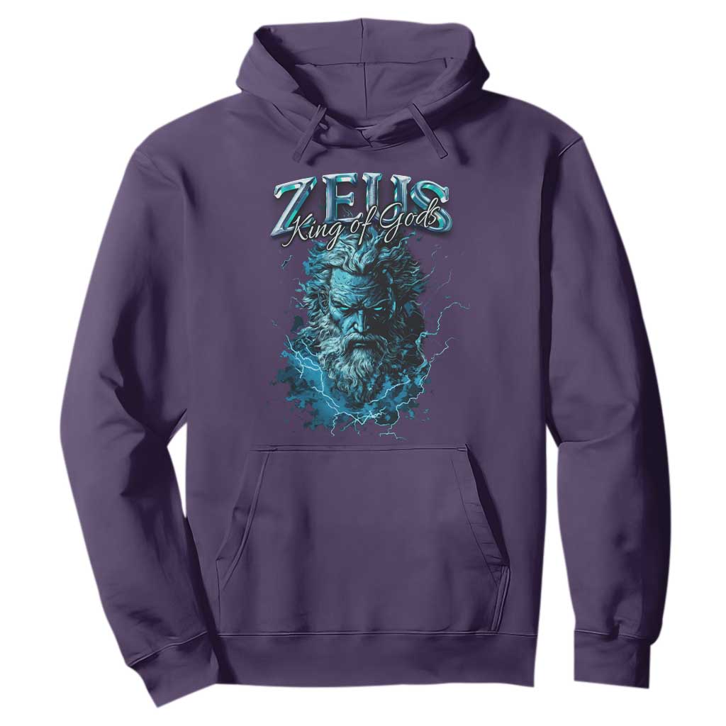 Greek Mythology Zeus Hoodie King Of Gods TS09 Purple Print Your Wear