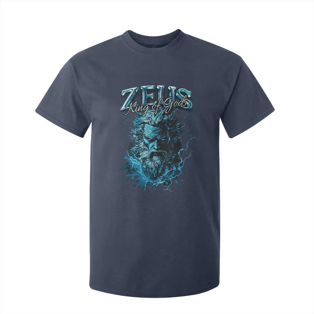 Greek Mythology Zeus T Shirt For Kid King Of Gods TS09 Navy Print Your Wear