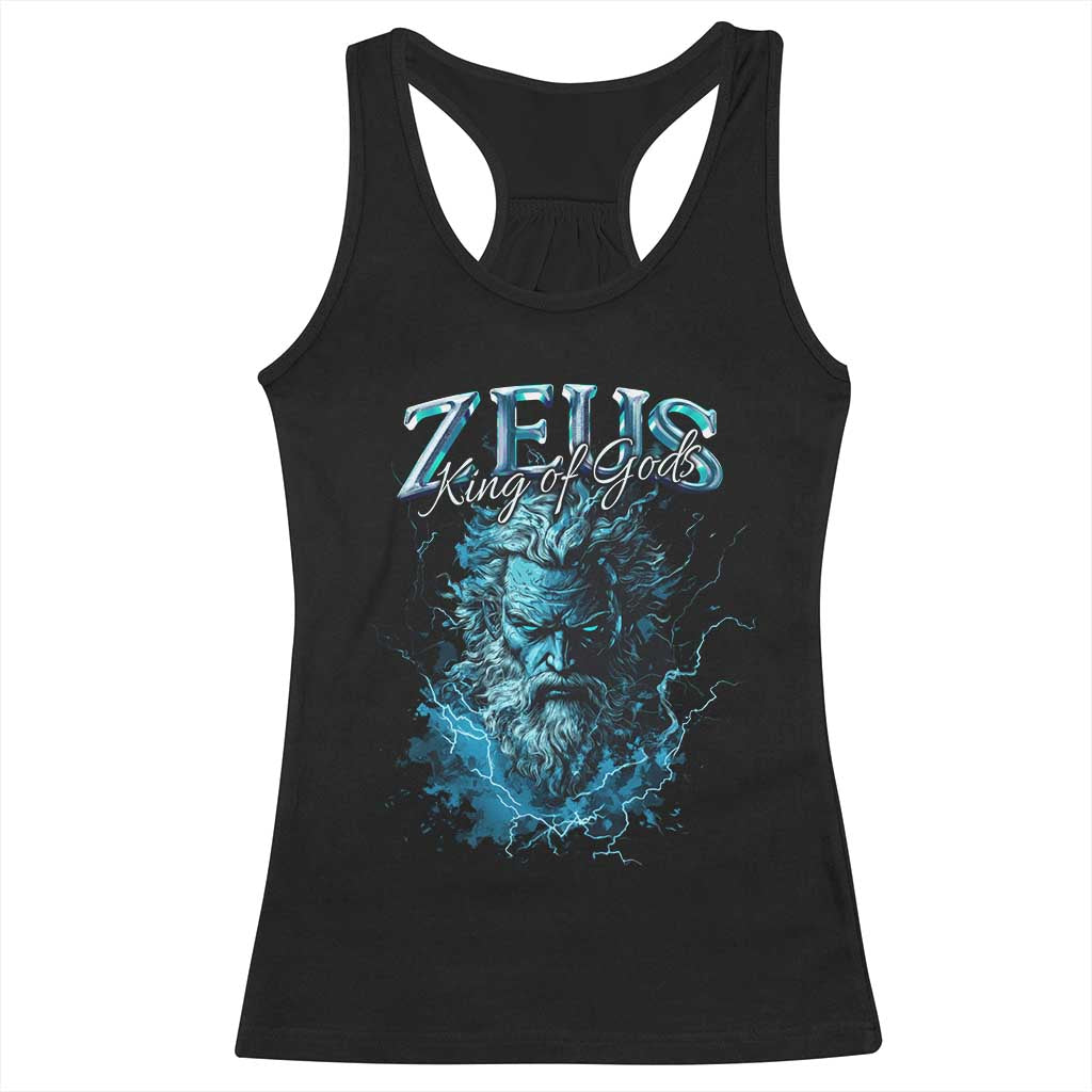 Greek Mythology Zeus Racerback Tank Top King Of Gods TS09 Black Print Your Wear