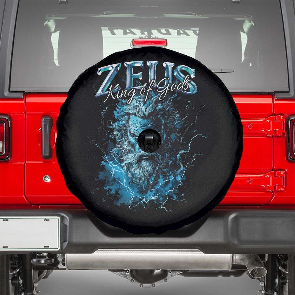 Greek Mythology Zeus Spare Tire Cover King Of Gods TS09 Black Print Your Wear